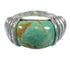 Turquoise And Sterling Silver Ring Size 6 RX80930